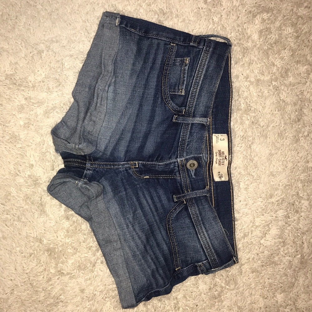 Hollister low rise denim shorts
